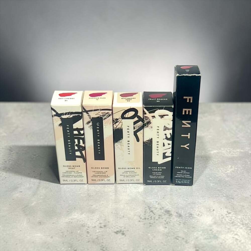 Fenty Beauty 5 X Lip bundle! All Brand New! All FULL SIZE!